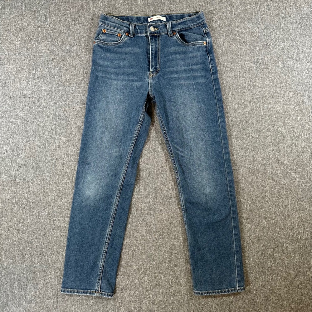 Levis Low Pro Jeans Mens 26x26 Straight Leg Blue Denim Low Rise Pants Y2K Style
